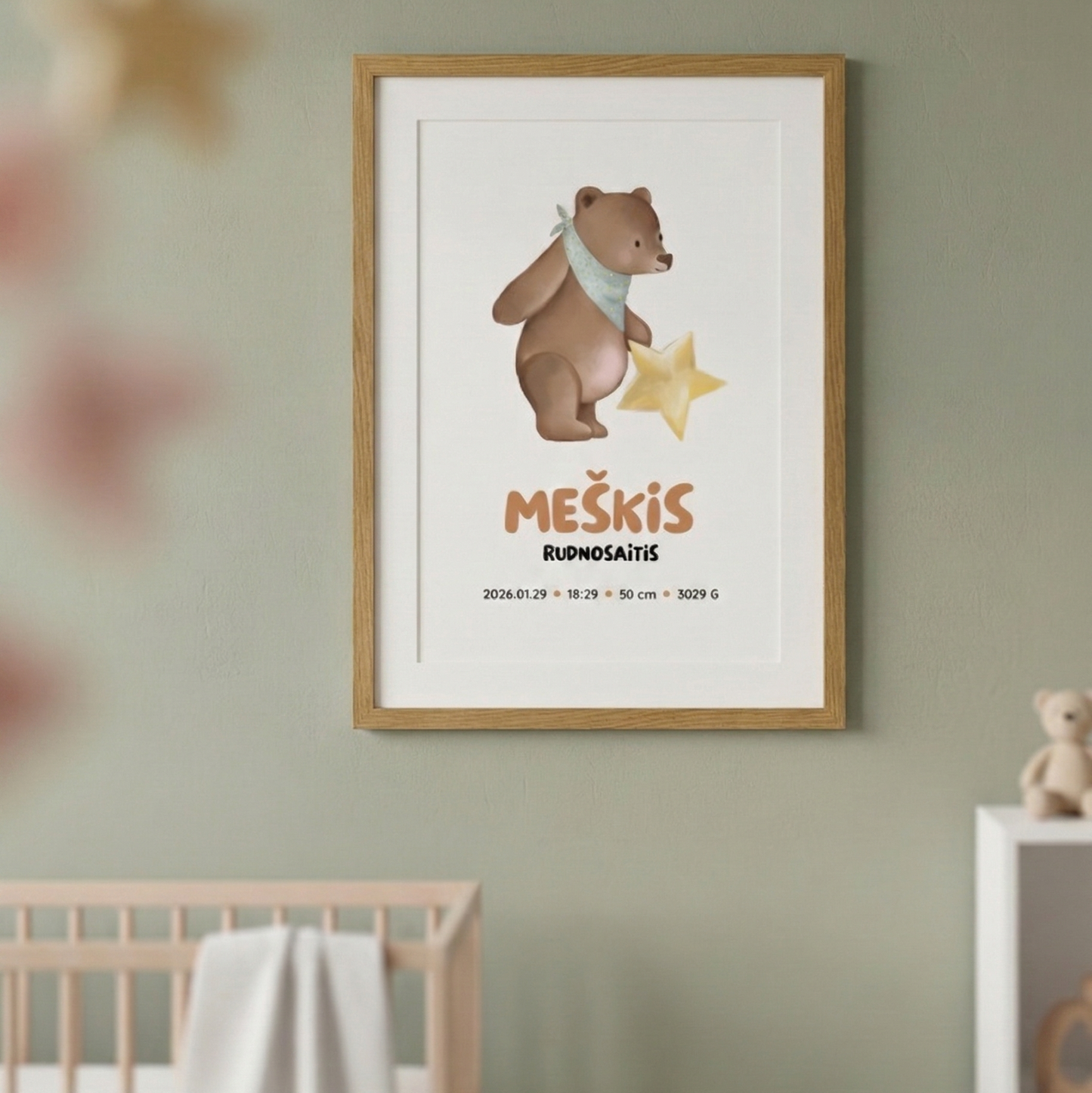 dovana gimus kudikiui metrikai