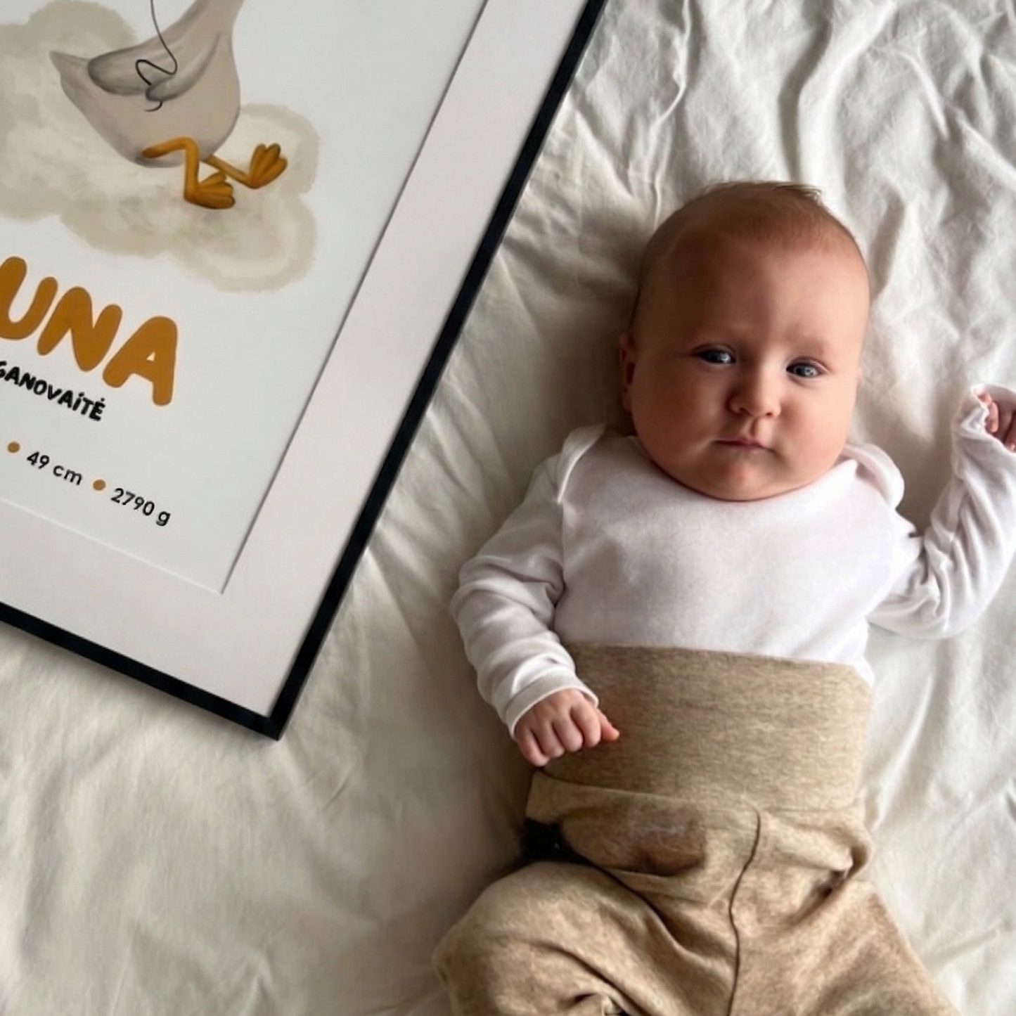 dovana gimus kudikiui metrikai