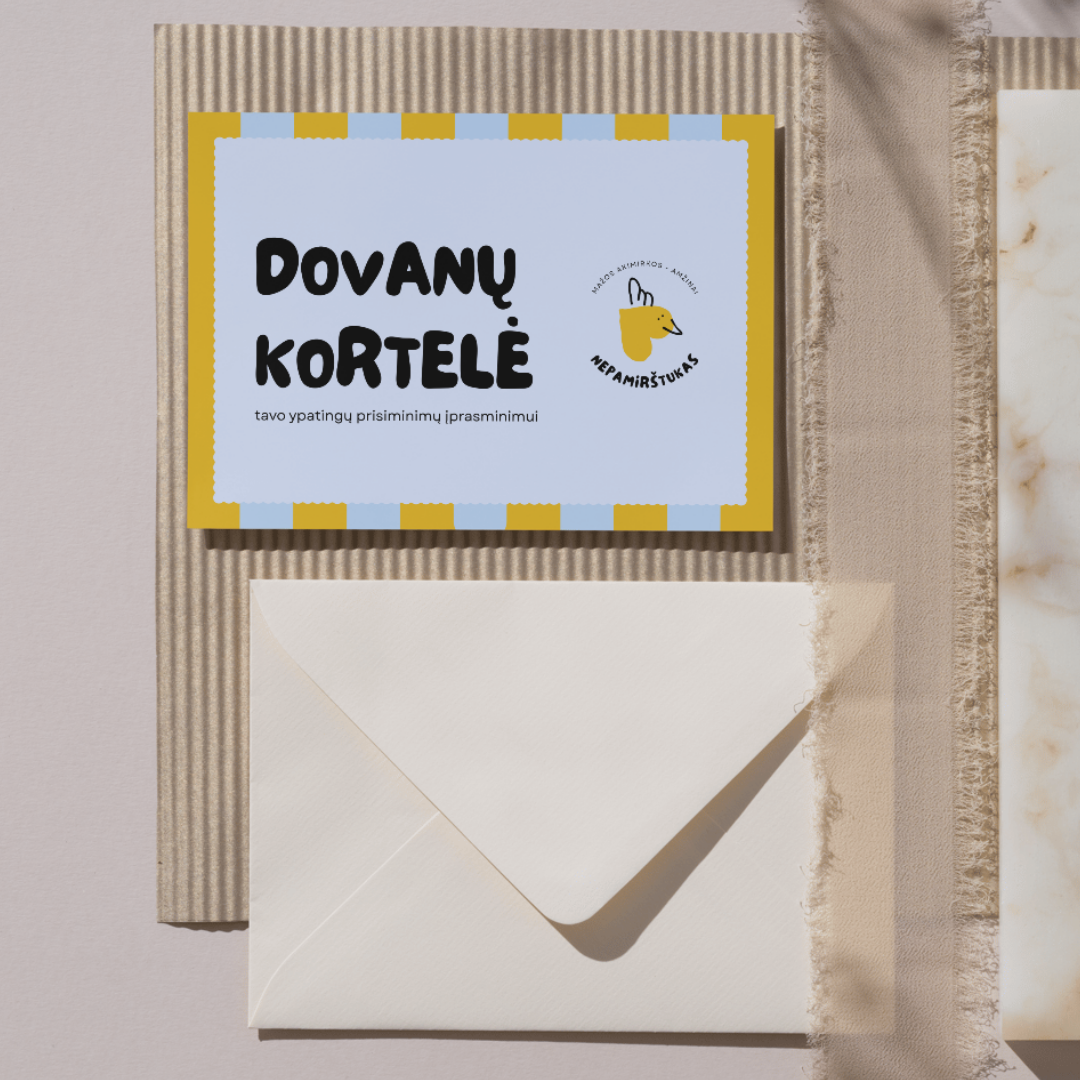 prisiminimu dovanu kortele 